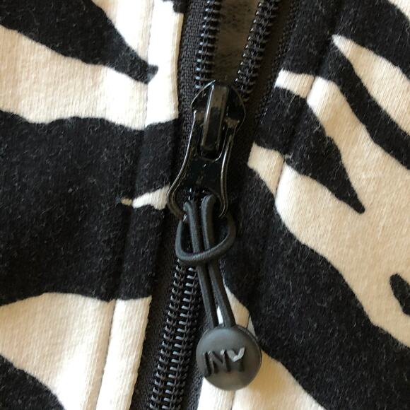 Jones New York Full Zip Jacket Zebra Size L Petite - Picture 4 of 7